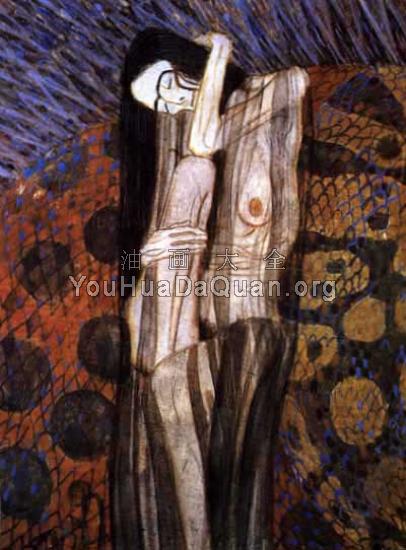 The Gnawing Sorrow - 古斯塔夫·克林姆特